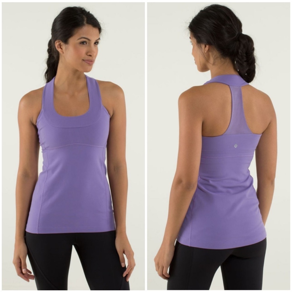 Lululemon Scoop Neck Tank *Luon Purple Size 8